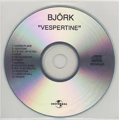 Björk – Vespertine (CDr, Advance)