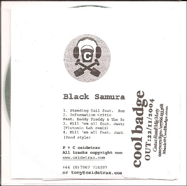 Black Samurai – Standing Tall