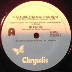 Blondie – Rapture (Vinyl, 7")