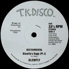 Blowfly – Blowfly's Rapp (Vinyl, 12")