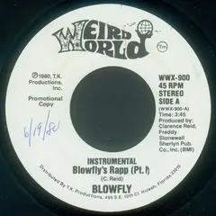 Blowfly – Blowfly's Rapp (Vinyl, 7")