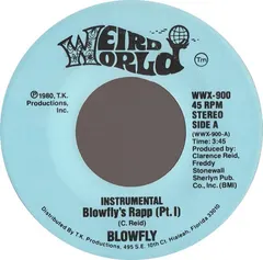 Blowfly Weird World – Blowfly's Rapp (Vinyl, 7")
