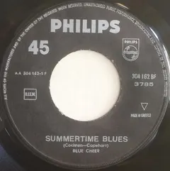 Blue Cheer – Summertime Blues (Vinyl, 7")