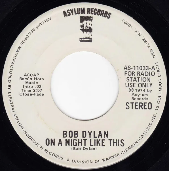 Bob Dylan – On A Night Like This