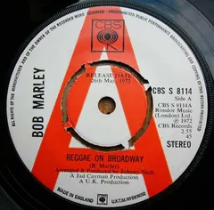 Bob Marley – Reggae On Broadway (Vinyl, 7")