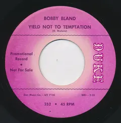 Bobby Bland Duke – Yield Not To Temptation (Vinyl, 7")