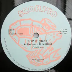 Bobby Boyer – Demo Cates* - Pop It (Rapp) (Vinyl, 12")