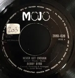 Bobby Byrd – Never Get Enough / My Concerto (Vinyl, 7")
