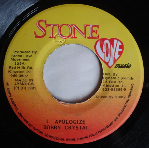 Bobby Crystal – I Apologize