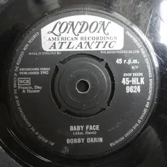 Bobby Darin London Records – Baby Face (Vinyl, 7")