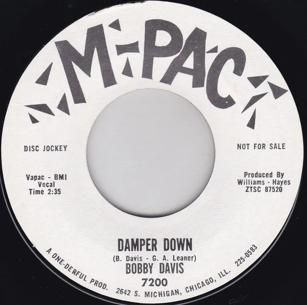 Bobby Davis (2) – A Human's Prayer / Damper Down