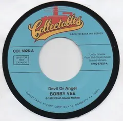 Bobby Vee – Devil Or Angel (Vinyl, 7")
