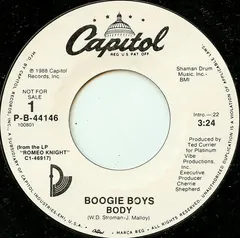 Boogie Boys – Body (Vinyl, 7")