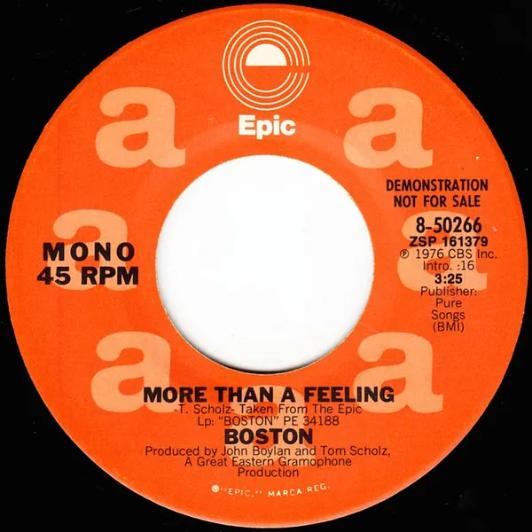 Boston – More Than A Feeling