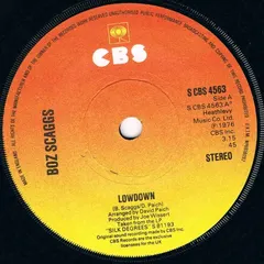 Boz Scaggs – Lowdown (Vinyl, 7")