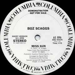 Boz Scaggs – Miss Sun (Vinyl, 12")