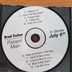 Brad Cotter – Patient Man (CD, Album)