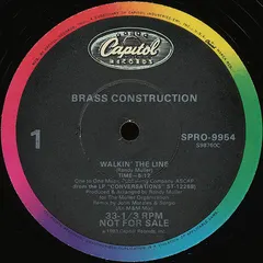 Brass Construction – Walkin' The Line (Vinyl, 12")