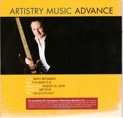 Brian Bromberg – It Is What It Is (CD, Advance)