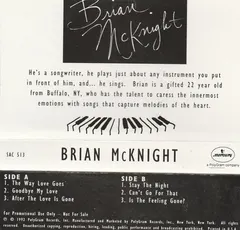 Brian McKnight – Untitled (Cassette, Promo)
