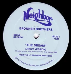 Bronner Brothers – The Dream (Vinyl, 12")