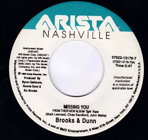 Brooks & Dunn – Missing You