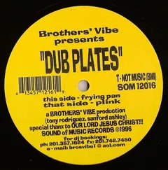 Brothers' Vibe – Dub Plates (Vinyl, 10")