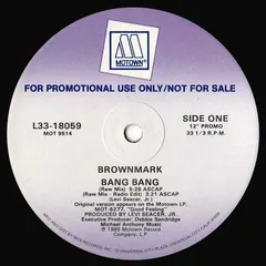 Brownmark Motown – Bang Bang (Vinyl, 12")