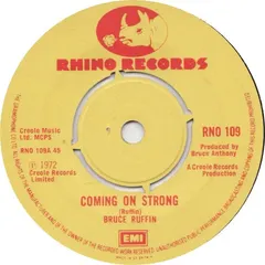 Bruce Ruffin – Coming On Strong (Vinyl, 7")