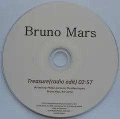 Bruno Mars Atlantic – Treasure (CDr, Single)