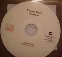Bruno Mars Warner Dance Labels – Treasure (CDr, Single)