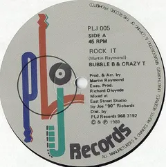 Bubble B & Crazy T – Rock It (Vinyl, 12")