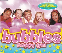 Bubbles (5) – Happy Girl (CD, Single)