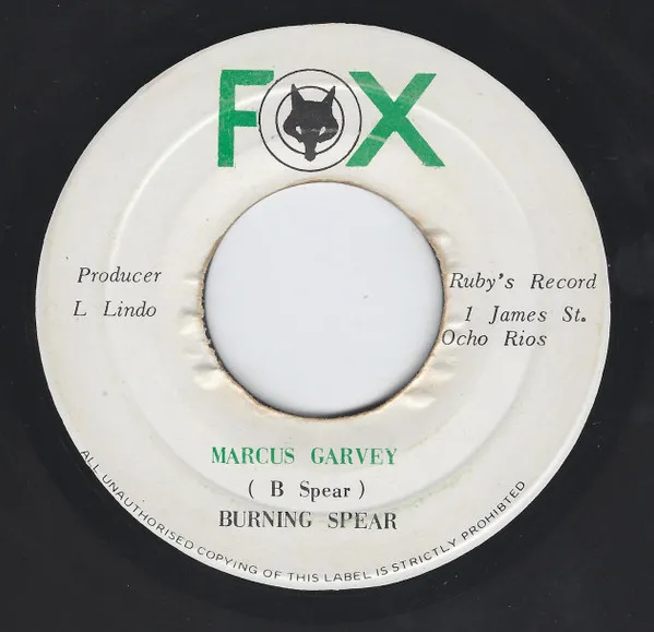 Burning Spear – Marcus Garvey