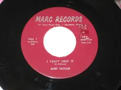 Burt Taylor – I Can't Help It (Vinyl, 7")