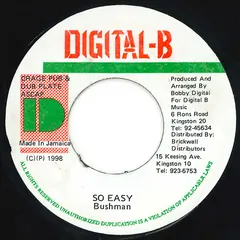 Bushman (3) – So Easy (Vinyl, 7")