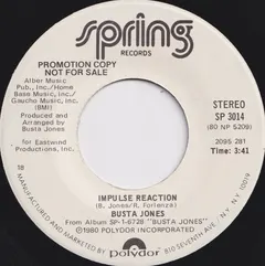 Busta Jones – Impulse Reaction (Vinyl, 7")