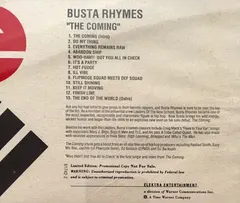 Busta Rhymes Elektra – The Coming (CD, Album)