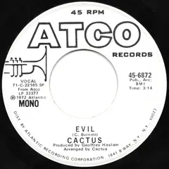 Cactus (3) – Evil (Vinyl, 7")