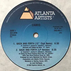Cameo – Back And Forth (Vinyl, 12")
