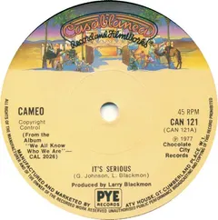 Cameo – It's Serious (Vinyl, 7")