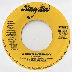 Camouflage (5) – A Disco Symphony (Vinyl, 7")