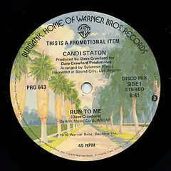 Candi Staton – Run To Me (Vinyl, 12")