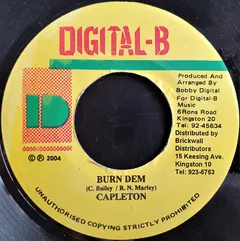 Capleton – Burn Dem (Vinyl, 7")