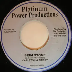 Capleton & Firery – Brim Stone (Vinyl, 7")