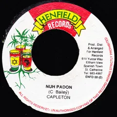 Capleton – Nuh Padon (Vinyl, 7")