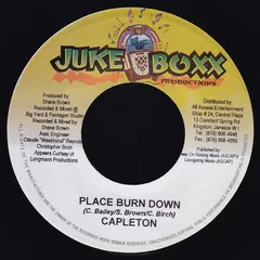 Capleton – Place Burn Down (Vinyl, 7")