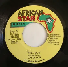 Capleton African Star Music – Sell Out (Vinyl, 7")