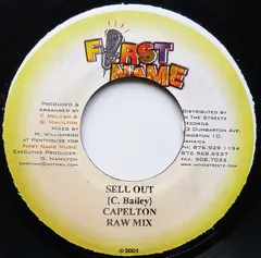Capleton First Name Music – Sell Out (Vinyl, 7")
