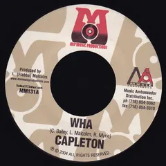 Capleton – Wha (Vinyl, 7")